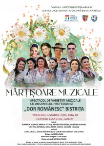 Mărțișoare muzicale la Centrul Cultural „Dacia” din Bistrița