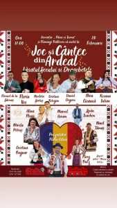 Spectacol folcloric dedicat Lăsatului Secului și Dragobete, organizat la Flamingo Ballroom